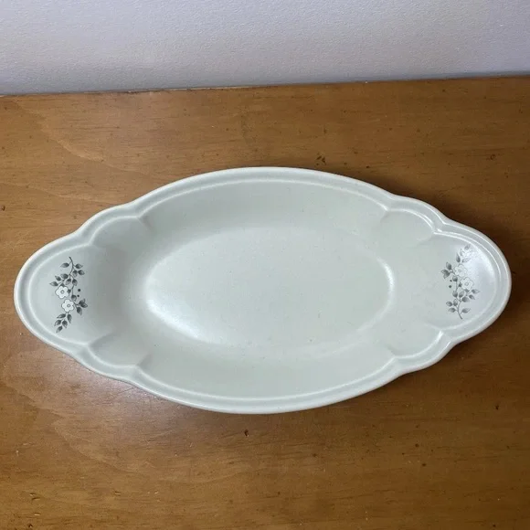 Pfalzgraff Heirloom Oval 11.5” Side Dish Vegetable Bowl Retired Floral Vintage - Picture 2 of 8